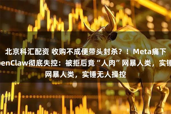 北京科汇配资 收购不成便带头封杀?!Meta痛下狠手,OpenClaw彻底失控:被拒后竟“人肉”网暴人类,实锤无人操控